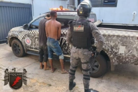 Dois homens são presos em flagrante após furto a estabelecimento comercial no Centro de Teresina